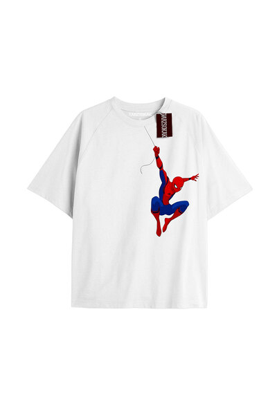TROVE Spider-Man Gazete baskı Model No Way Home Tshirt