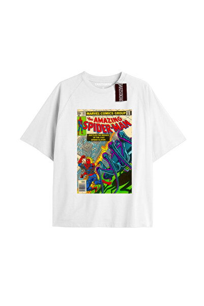 TIMESWASTINGIRL Tricou Spider-Man cu imprimeu de ziar Model No Way Home