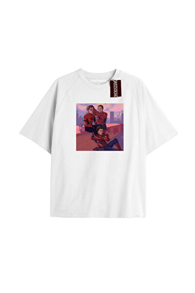 TIMESWASTINGIRL Spider-Man Gazete baskı Model No Way Home Tshirt