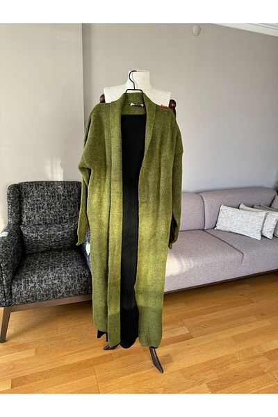 Natavanbutık Luxury Long Maxi Loose Knitwear Cardigan