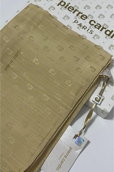 Pierre Cardin LOGOLU MĂTĂR - șal ETOL JACQUARD DE BUMBAC - AUR -8934985-955--932