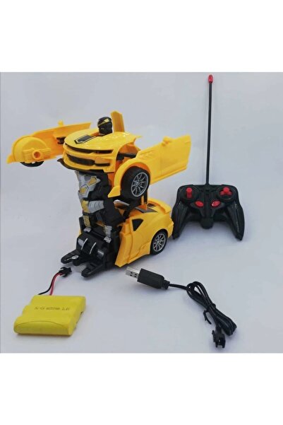 Toys Avm Uzaktan Kumandalı sarjlı Transformers Pilli Robota Dönüşen Araba Bum...