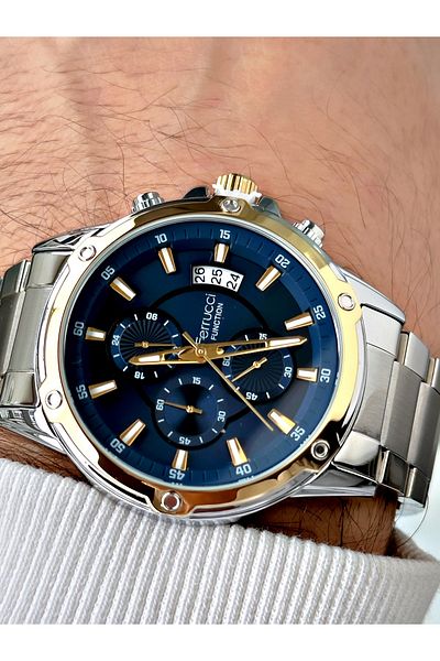 Ferrucci Function Function Steel Band Men's Wrist Watch Fc13909Tm.1