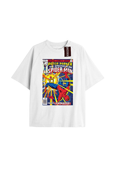 TIMESWASTINGIRL Tricou Spider-Man cu imprimeu de ziar Model No Way Home