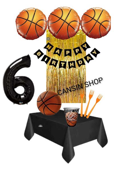 CANSIN Basketball 6 Years Birthday Set for 8 Persons