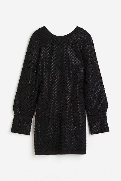 H&M Bead-decorated dress