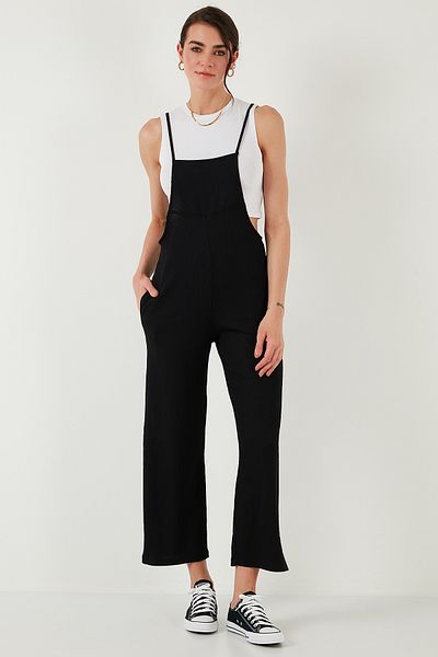 Lela Regular Fit Adjustable Stringed Gardener Jumpsuit Jumpsuit 5865789