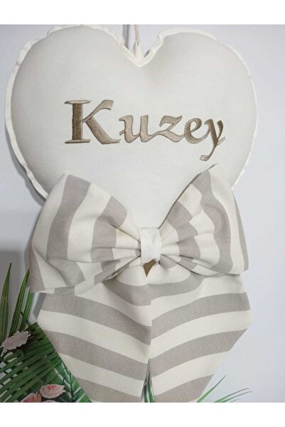 MODA KAPI SÜSÜ KALP  NAKIŞLI İSİM HARF KİŞİYE ÖZEL
