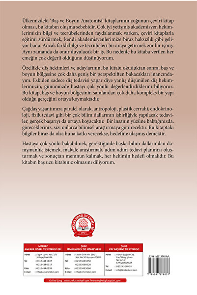 Ankara Nobel Tıp Kitapevleri Ankara Nobel Tıp Kitabevleri Baş Ve Boyun Anatomisi