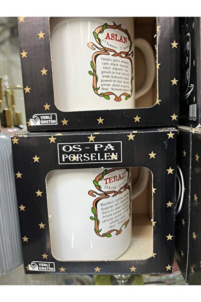 Ospa Porselen Burç Kupa