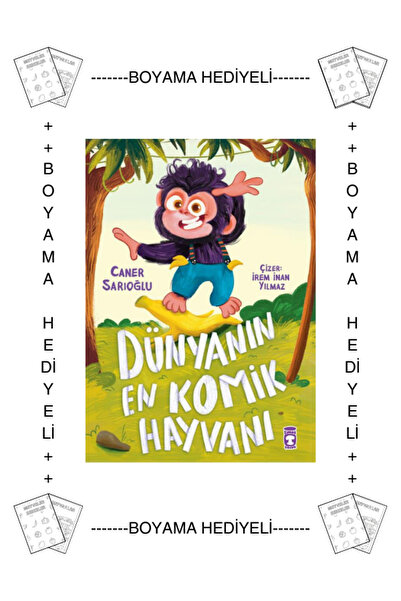 Timaş Çocuk Boyamalı - Dünyanın En Komik Hayvanı - Caner Sarıoğlu 1.2.3 Sınıf...