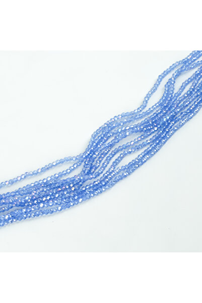 yfhobi 1 Dizi (145-155 Adet) - 2 mm Yassı Kristal Cam Boncuk Dizisi Şeffaf Ja...