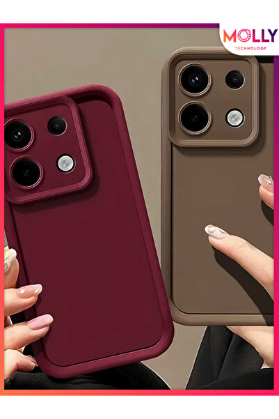 Molly İnfinix Note 30 İçin Siyah Kenarları Kalın Pan Silikon Kılıf