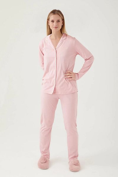 Pierre Cardin Classic Women's Pajama Set - Front Button, L1.Pc.004.12.K15