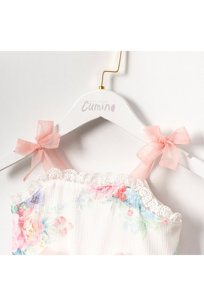 ministok Amelie Strap Bow Girls' Dress