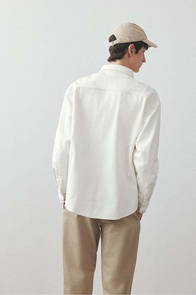 H&M Loose Fit Denim shirt