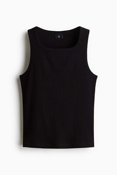 H&M Slim Fit Ribbed vest top