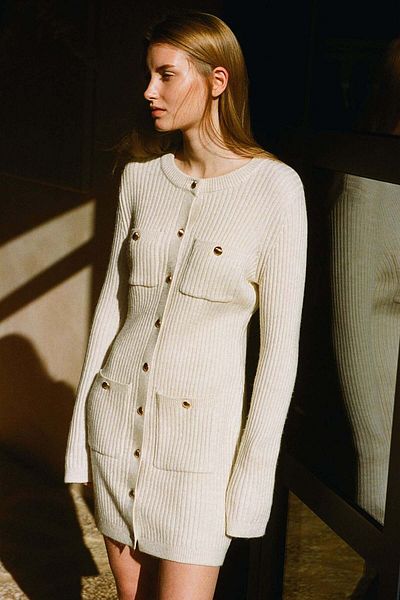 H&M Pocket-front knitted dress