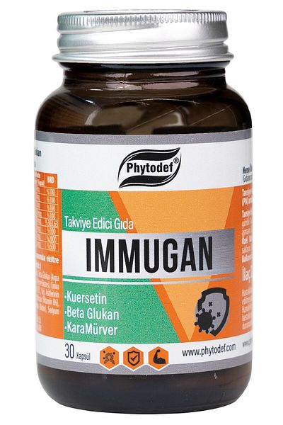 Phytodef Immugan + Quersetin + Beta Glucan + Black Elderberry - 30 Capsules