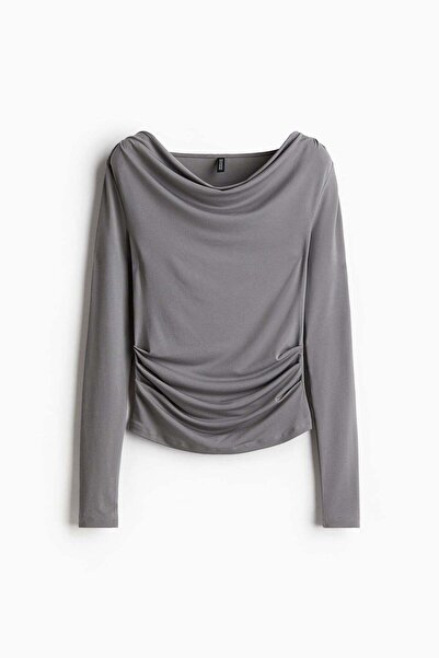 H&M Draped jersey top