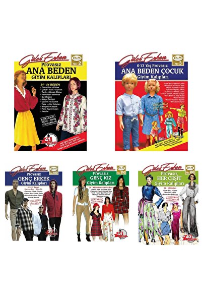 Güler Erkan Giyim Kalıpları En Çok Kullanılan Dergiler (5 ADET)