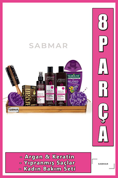Urban Care Kadın Saç Bakım Seti Kadın Kozmetik Seti Argan Keratin Kadın Bakım...
