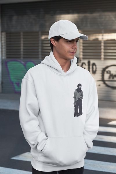 SEVBANO Billie Eilish Printed Unisex Oversize Design Singer Hoodie