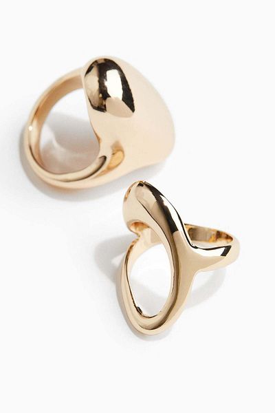 H&M 2-pack rings