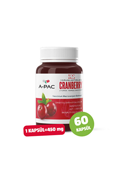 Kızılcık Sepeti A-pac Cranberry Turna Yemişi Kızılcık Ekstresi Vitamin C 450 ...