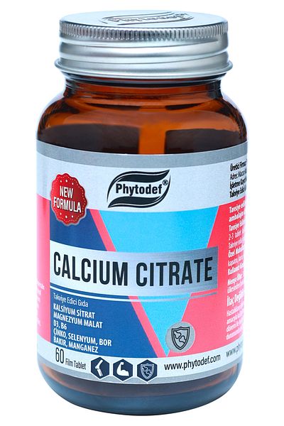 Phytodef Calcium Citrate - 60 Film Tablets (Calcium Citrate)
