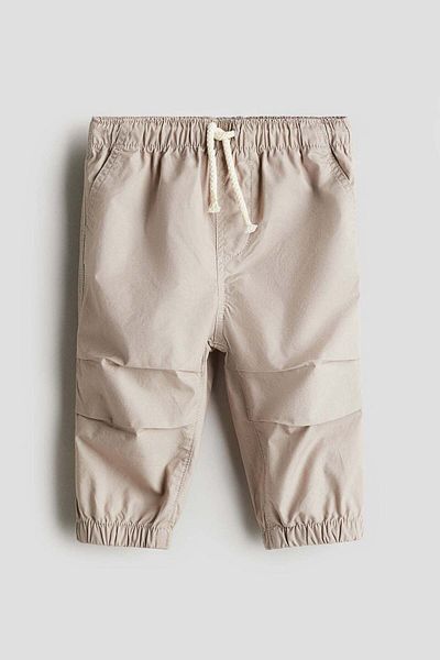 H&M Cotton poplin joggers