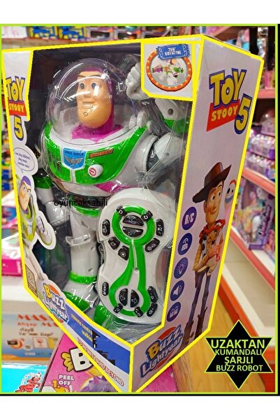 OYUNCAKSAHİLİ Buzz Lıghtyear R/c Oyuncak Hikayesi Toystory Uzaktan Kumandalı Robot Şarjlı Açılır Kanat