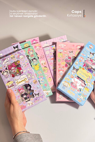 Genel Markalar 400 Adet Sanrio Karakterleri Sticker Seti - Bullet Journal, Aj...