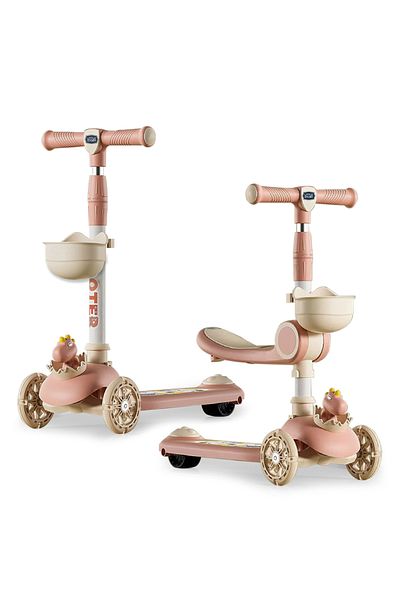 Little Story Little Story Kids Scooter & Ride on  – Dinosaur Pink