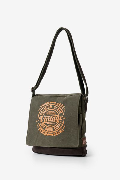 MANDOSİ Western 7112 Canvas Water Resistant Cross Strap School Tablet Τσάντα Messenger Unisex