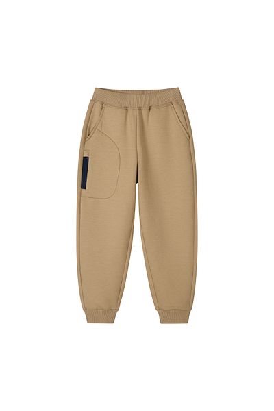 Giordano Kids’ Cotton Blend Interlock Elastic Waist Joggers