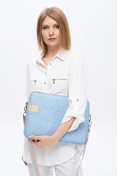 MORCA 13.3" and 14" Inch Straw Blue Macbook Air Pro Laptop Case