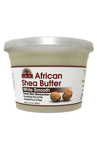 Okay Pure Naturals African Shea Butter Skin & Hair - White 13oz