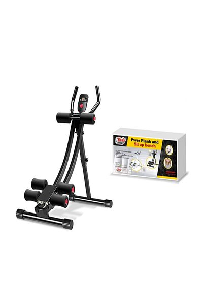 Body Builder Power Plank Abdoman Machine Black/Pink 38-1114
