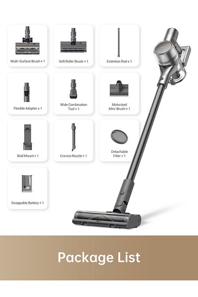 Dreame - Vacuum cleaner CORDLESS, Run time 1:30 hour