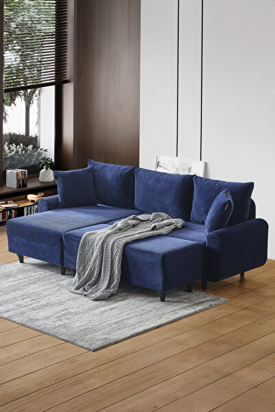 Kagu Corner Flavia Köşe Takımı Puflu