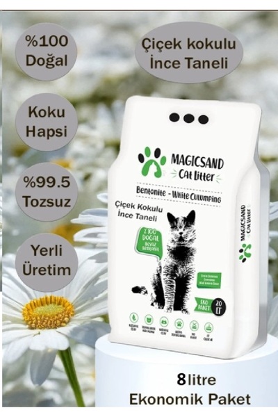 magicsand Ince Taneli Çiçek Kokulu 8 Lt