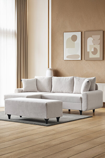 Kagu Corner Flavia Köşe Takımı Puflu