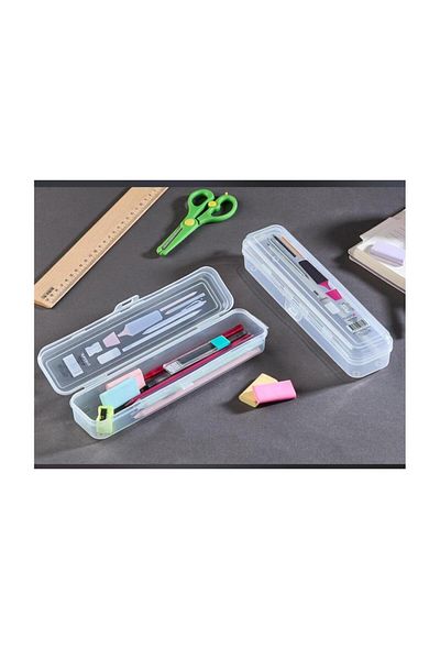 Bayev Μολυβοθήκη Multix 2 Pieces Eraser Scissors - Organizer με Διαφανές Κάλυμμα