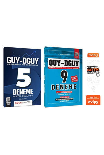 İndeks Akademi 2025 GUY-DGUY Gelir Uzman Yardımcılığı 5+9 Deneme - Murat Güze...