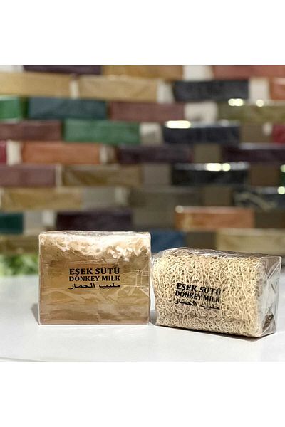 SABUNCU BABA Natural Sheath Milk 2-Piece Soap