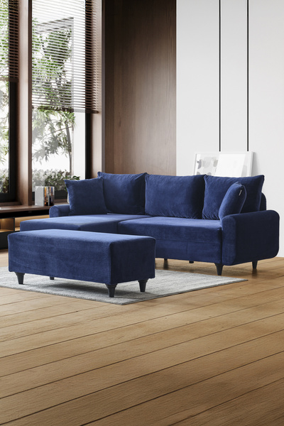 Kagu Corner Flavia Köşe Takımı Puflu