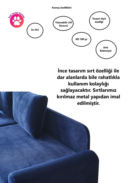 Kagu Corner Flavia Köşe Takımı Puflu