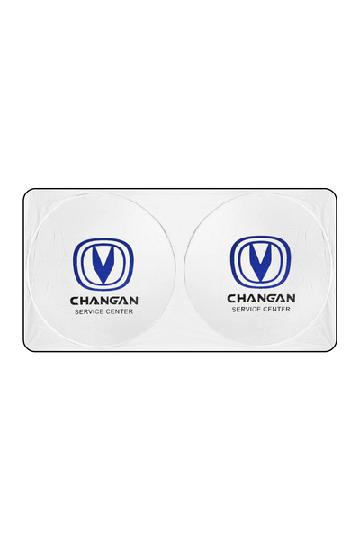 CHANGAN غطاء واقي من أشعة الشمس للزجاج الأمامي للسيارة، قابل للطي باللون الفض...