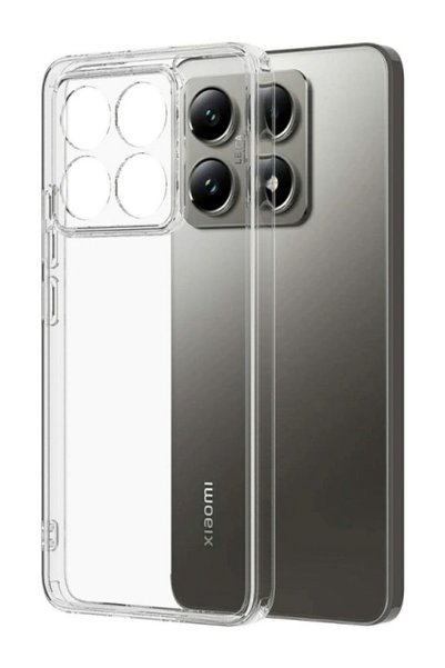 HANPORIUM Xiaomi 14t Pro Compatible Clear Silicone Case - Flexible Full Prote...